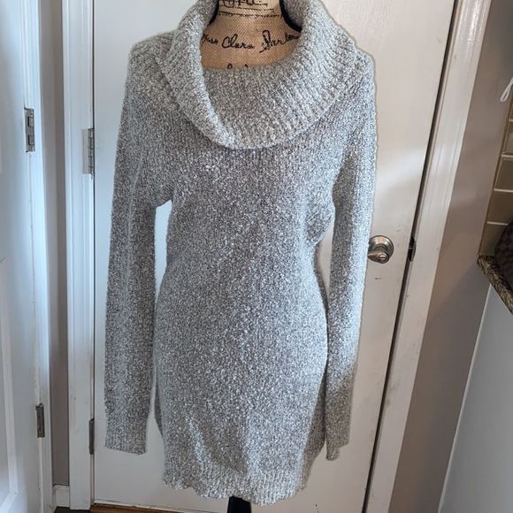 Bar 3 Cowl Neck Sweater Dress - Picture 2 of 8